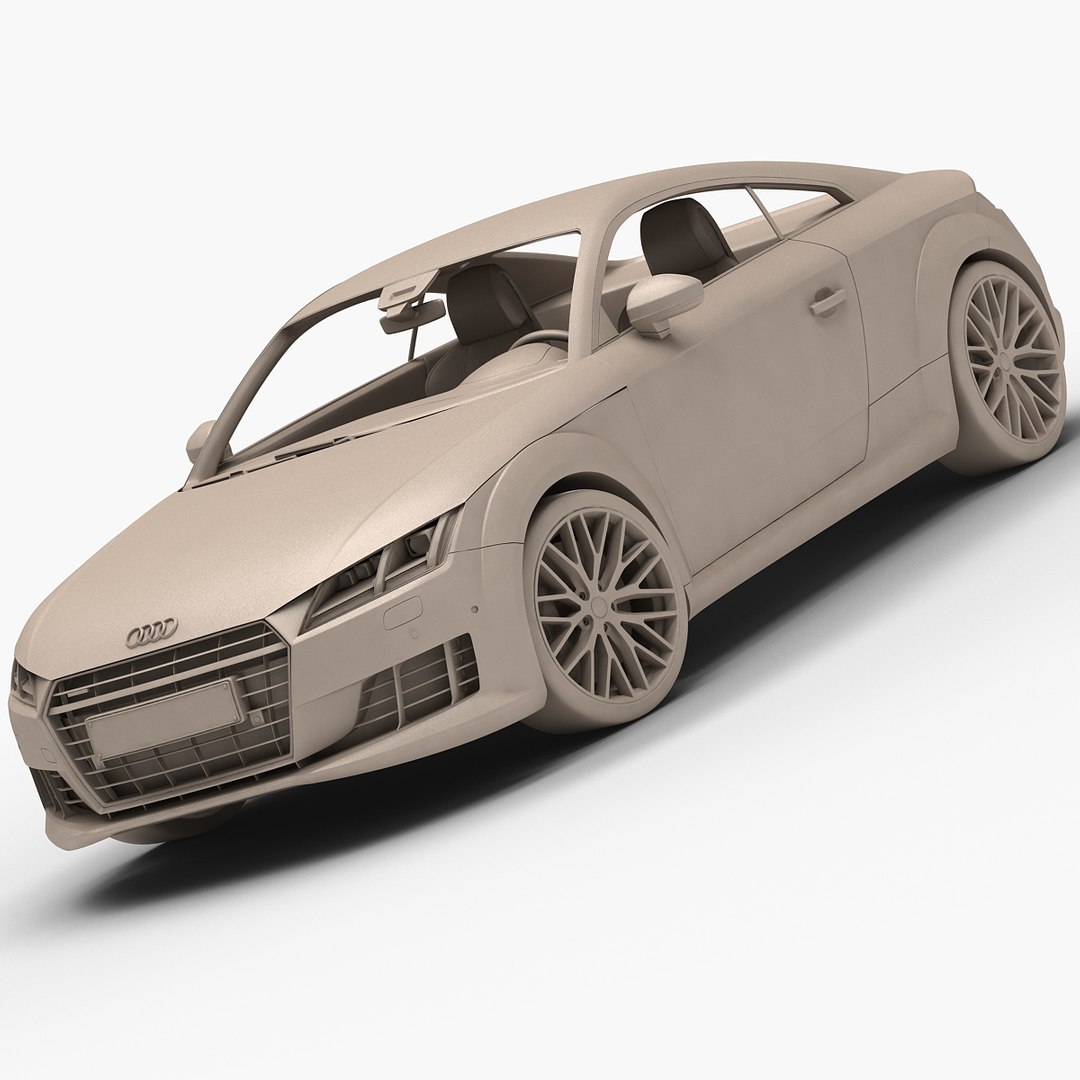 3d model of 2015 audi tt interior