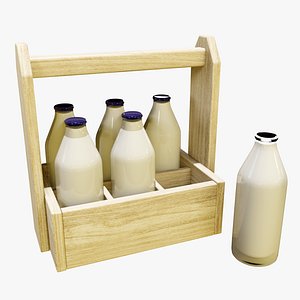 3D Milk 002 model