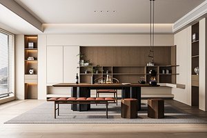 Modern office 3D model