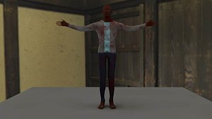 3d c4d zombie