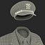 3d model admiral uniform
