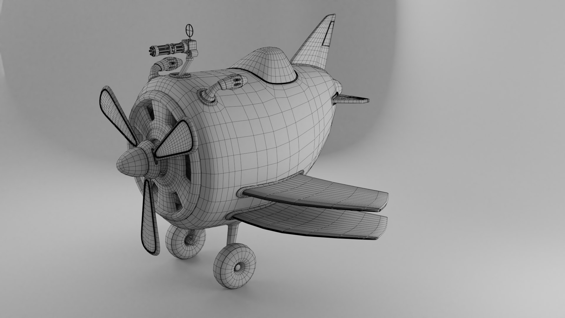 3D Airplane Aircraft Art Model - TurboSquid 1617282