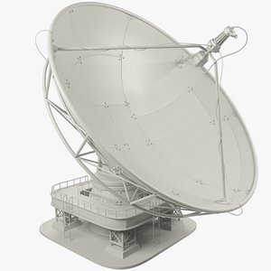 3D model satellite dish