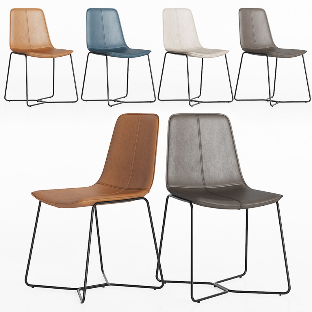3D slope leather dining chair model https://p.turbosquid.com/ts-thumb/dZ/FZNlx4/65CFhFaN/2/jpg/1591761892/1920x1080/fit_q87/62ffc9628e4d20d87330e4c026e324a240c3fb3b/2.jpg