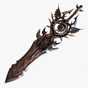 3D model Fantasy Sword 11 3D Model