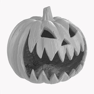 3D Pumpkin Head 02 model