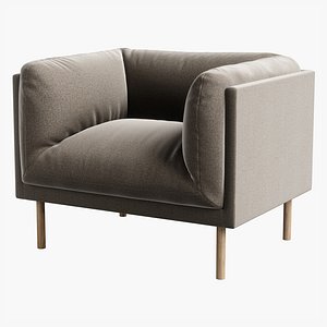 3D model paste armchair