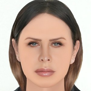 Karla Sofia Gascon Head - No Hair - Low poly head for game