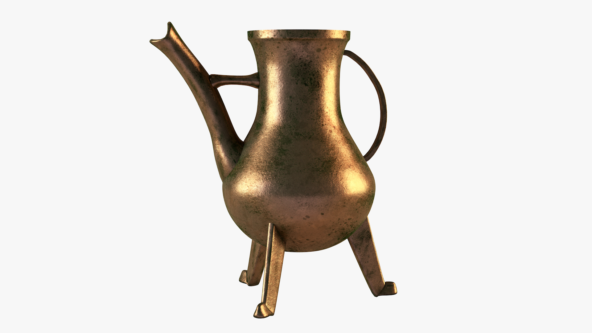 3D brass ewer - TurboSquid 1825716
