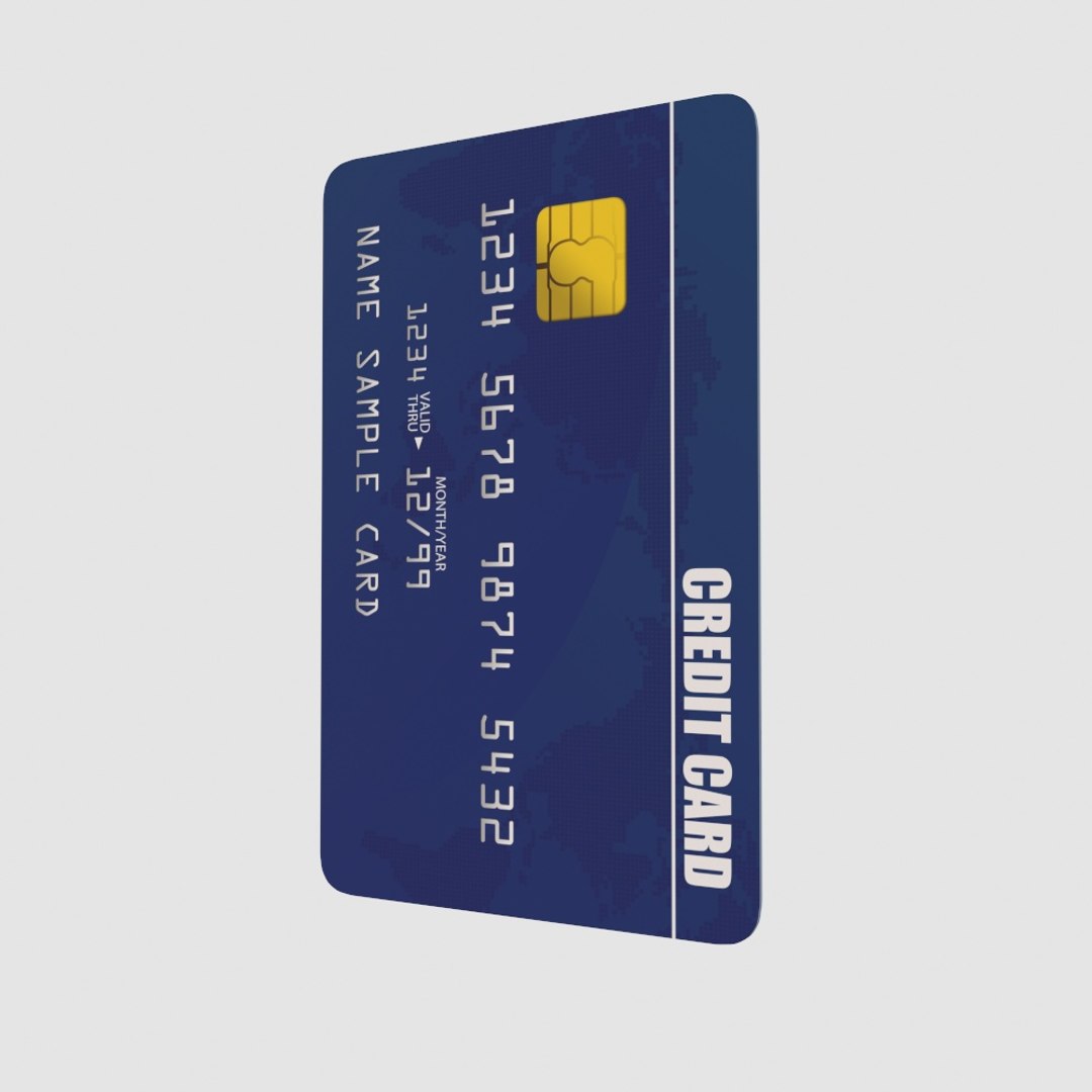 3D credit card https://p.turbosquid.com/ts-thumb/dZ/RYDoBB/CwkAF5Gk/creditcard_001/jpg/1525075750/1920x1080/fit_q87/7dbb627f8a63c1005036ff2df688175a28ed9386/creditcard_001.jpg