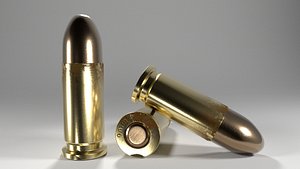 PBR   9mm bullet - rusted and scratched 3D model