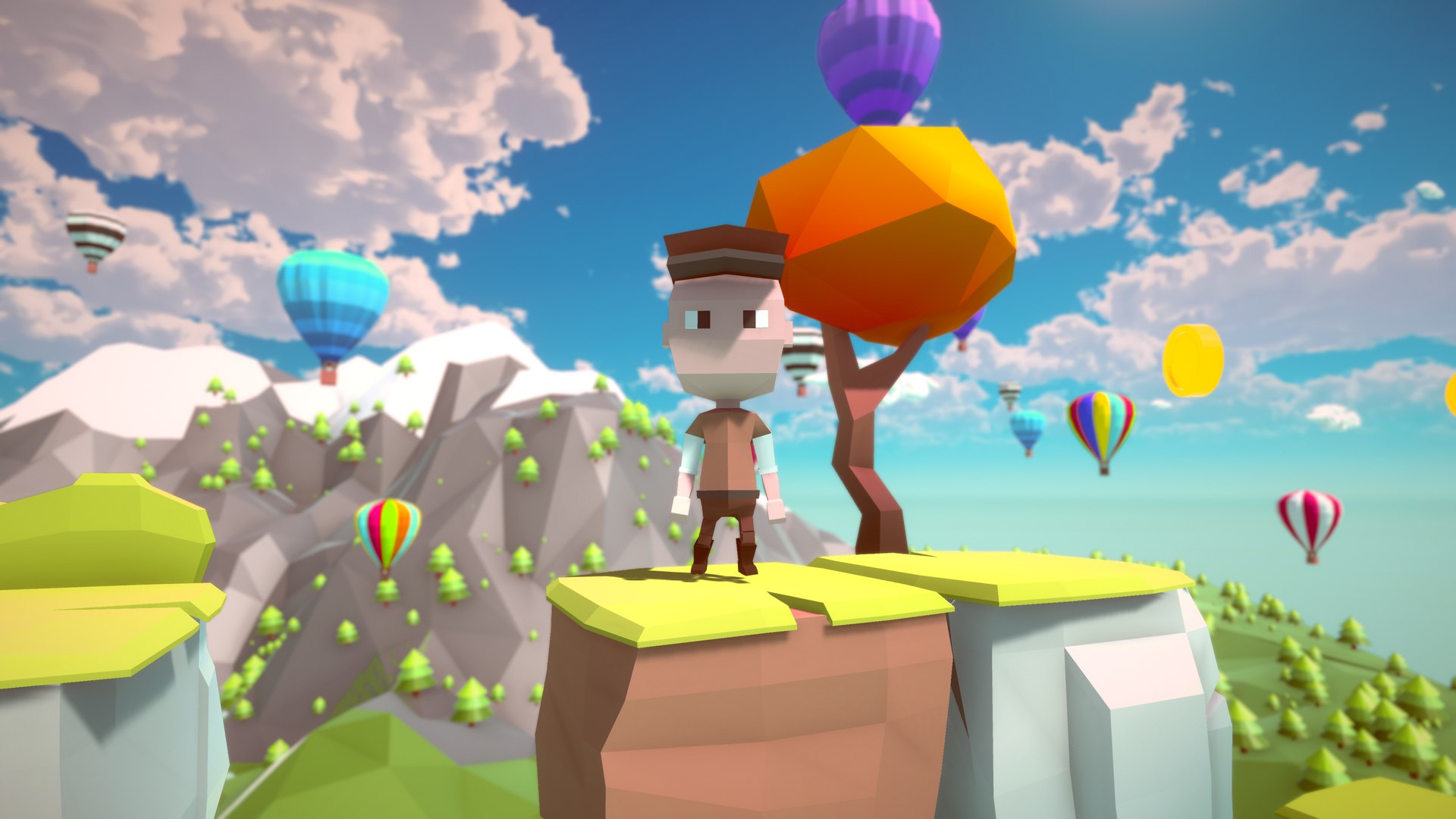 3D Platformer Game Kit - Low Poly 3D Model - TurboSquid 1953179