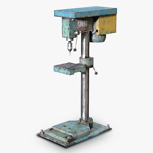 Old drill press industrial machine tool da1