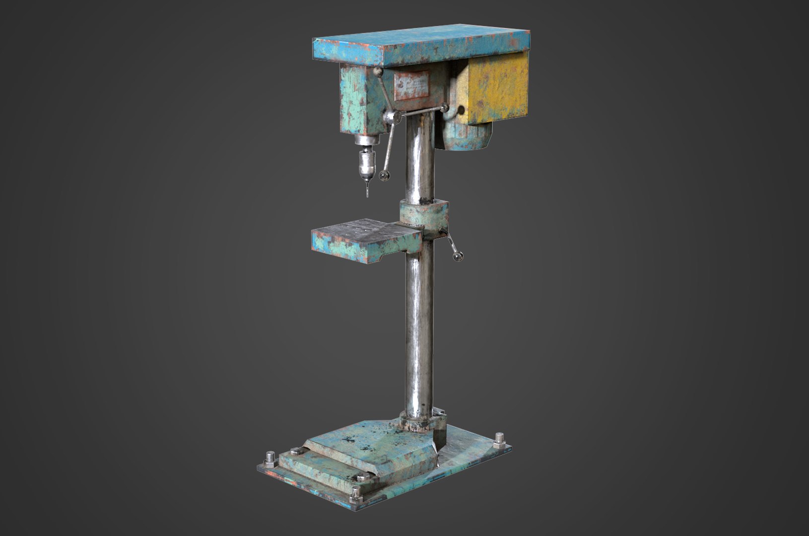 Old Drill Press Vertical