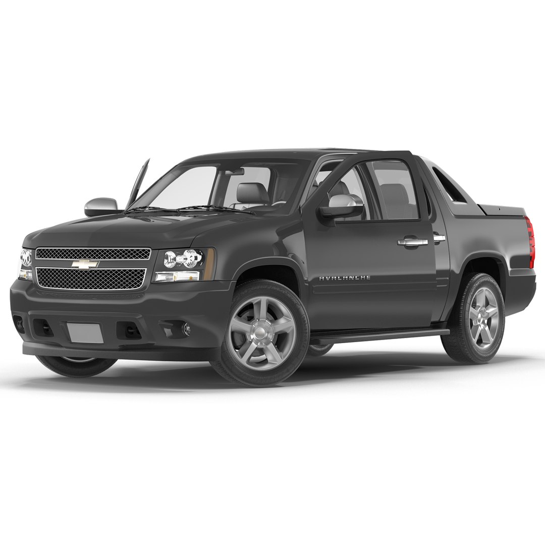 Chevrolet Avalanche 2015 Rigged 3D Model 3D model preview