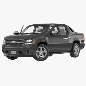 chevrolet avalanche 2015 rigged 3d max
