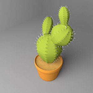 cactus plant 5 3D model