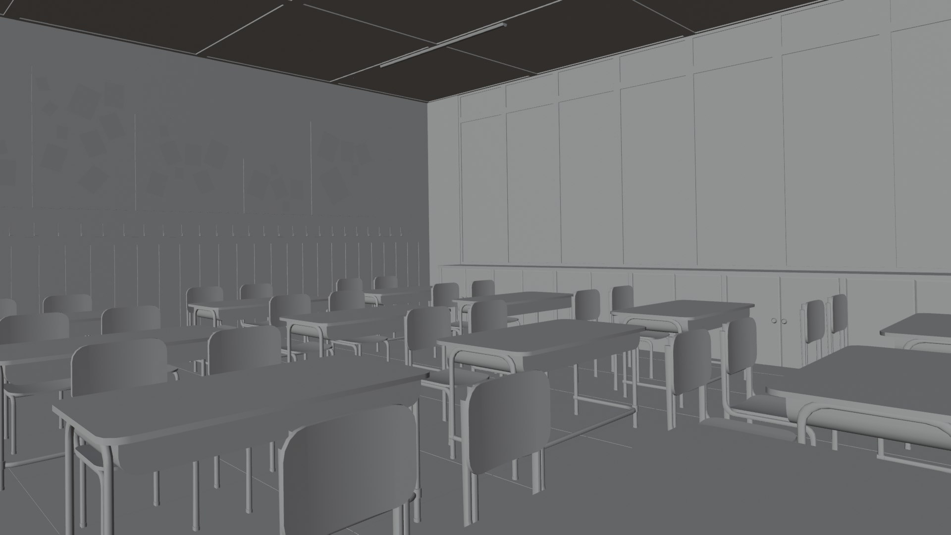 VR Classroom 3D model - TurboSquid 2159041