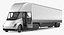 Tesla Semi Truck with Trailer Simple Interior