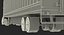 Tesla Semi Truck with Trailer Simple Interior