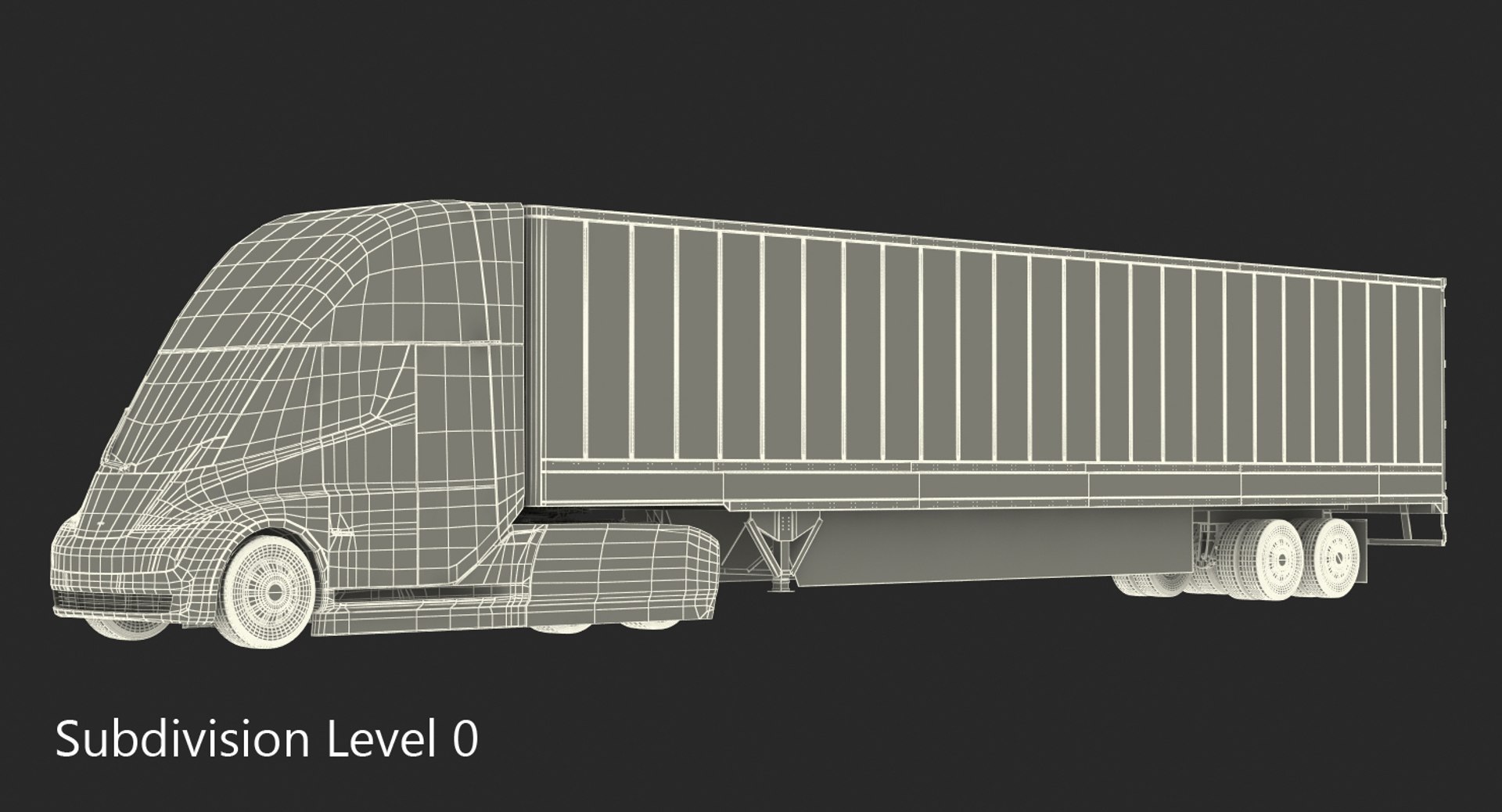 3D model tesla semi truck trailer https://p.turbosquid.com/ts-thumb/dZ/gptKcd/Udljgoxl/teslasemitruckwithtrailersimpleinterior3dsmodel019/jpg/1516952791/1920x1080/fit_q87/01d1254cb2295bcfae9c9444c50b3f6fb2390f67/teslasemitruckwithtrailersimpleinterior3dsmodel019.jpg