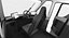 Tesla Semi Truck with Trailer Simple Interior