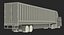 Tesla Semi Truck with Trailer Simple Interior