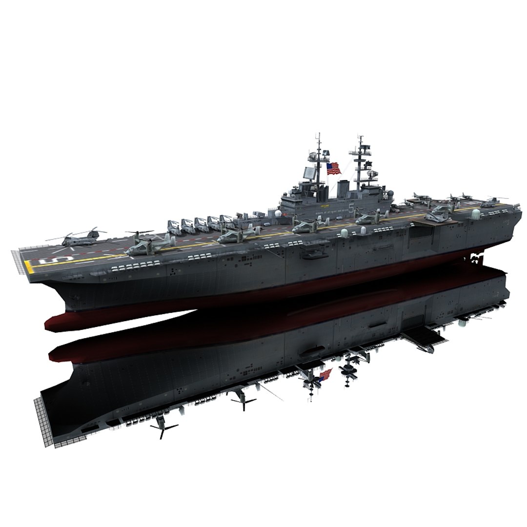 Uss Bataan Lhd-5 3d 3ds