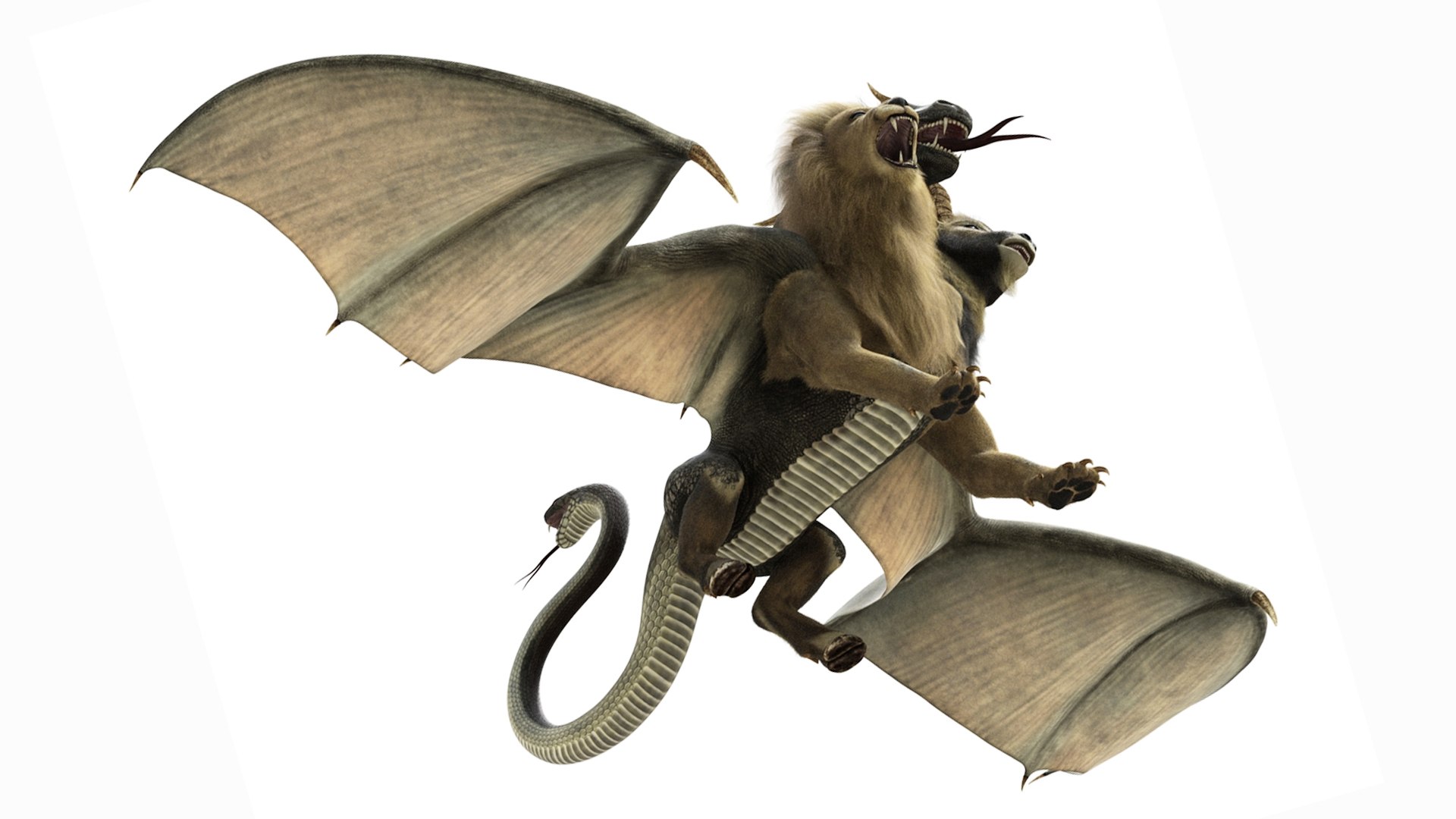 3D Mythical Chimera with Fur for Maya model https://p.turbosquid.com/ts-thumb/dZ/ho9POw/gP/mythical_chimera_with_fur_013/jpg/1742857206/1920x1080/fit_q87/000135f876517225f78c6c8daa1cb97ef1a08771/mythical_chimera_with_fur_013.jpg