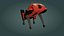 Sci-Fi-Roboterhund – Low Poly – Spielbereit – PBR