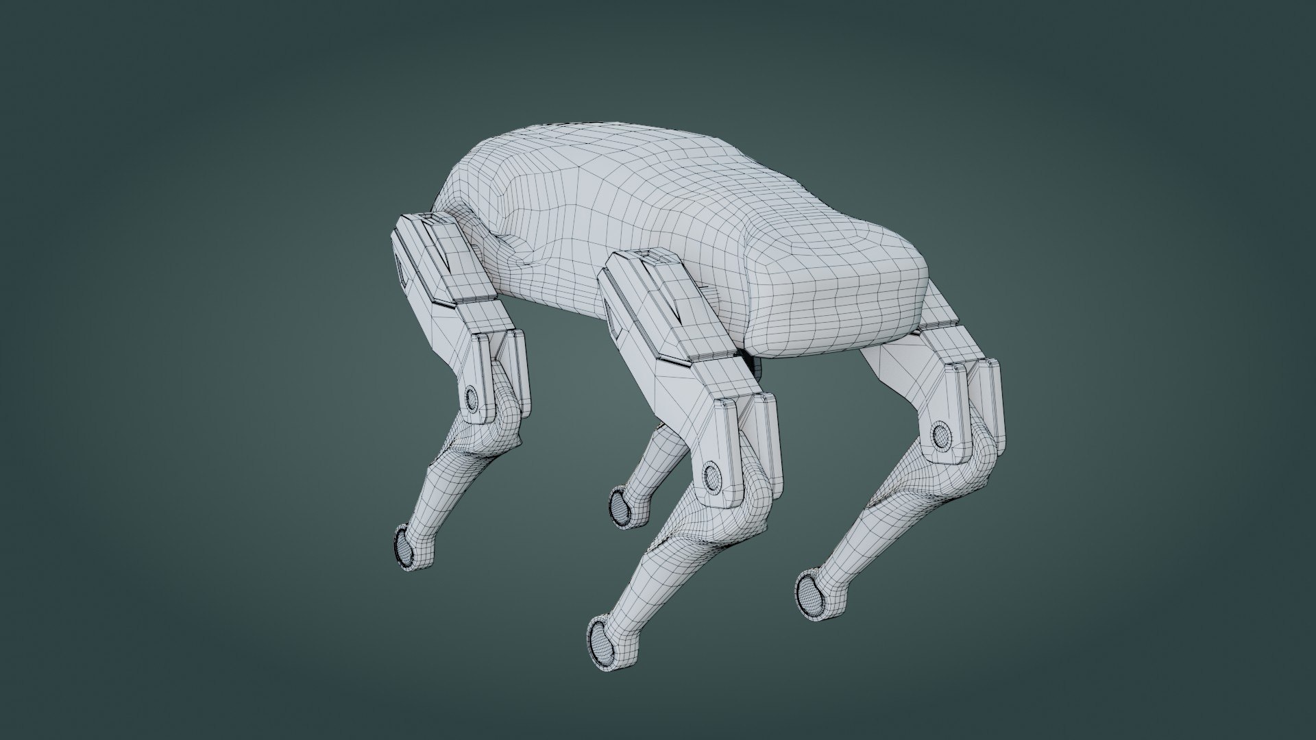 3D model Sci-Fi Robot Dog - Low Poly - Game Ready - PBR https://p.turbosquid.com/ts-thumb/dZ/kiJ8ON/QE/wire_0005/jpg/1721396292/1920x1080/fit_q87/9b5e7979659b2e89c22a434e9d17b38845e11a84/wire_0005.jpg