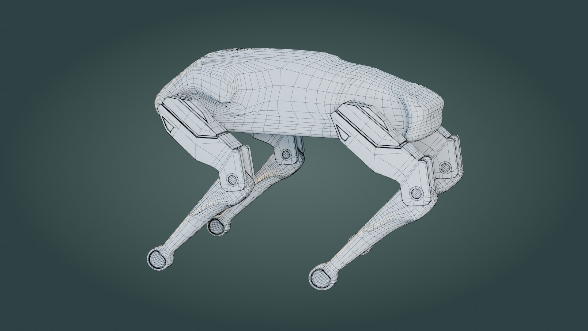 3D model Sci-Fi Robot Dog - Low Poly - Game Ready - PBR https://p.turbosquid.com/ts-thumb/dZ/kiJ8ON/lm/wire_0004/jpg/1721396292/1920x1080/fit_q87/e4767fe23f5235f2f780959d5d138fb867fe7e42/wire_0004.jpg