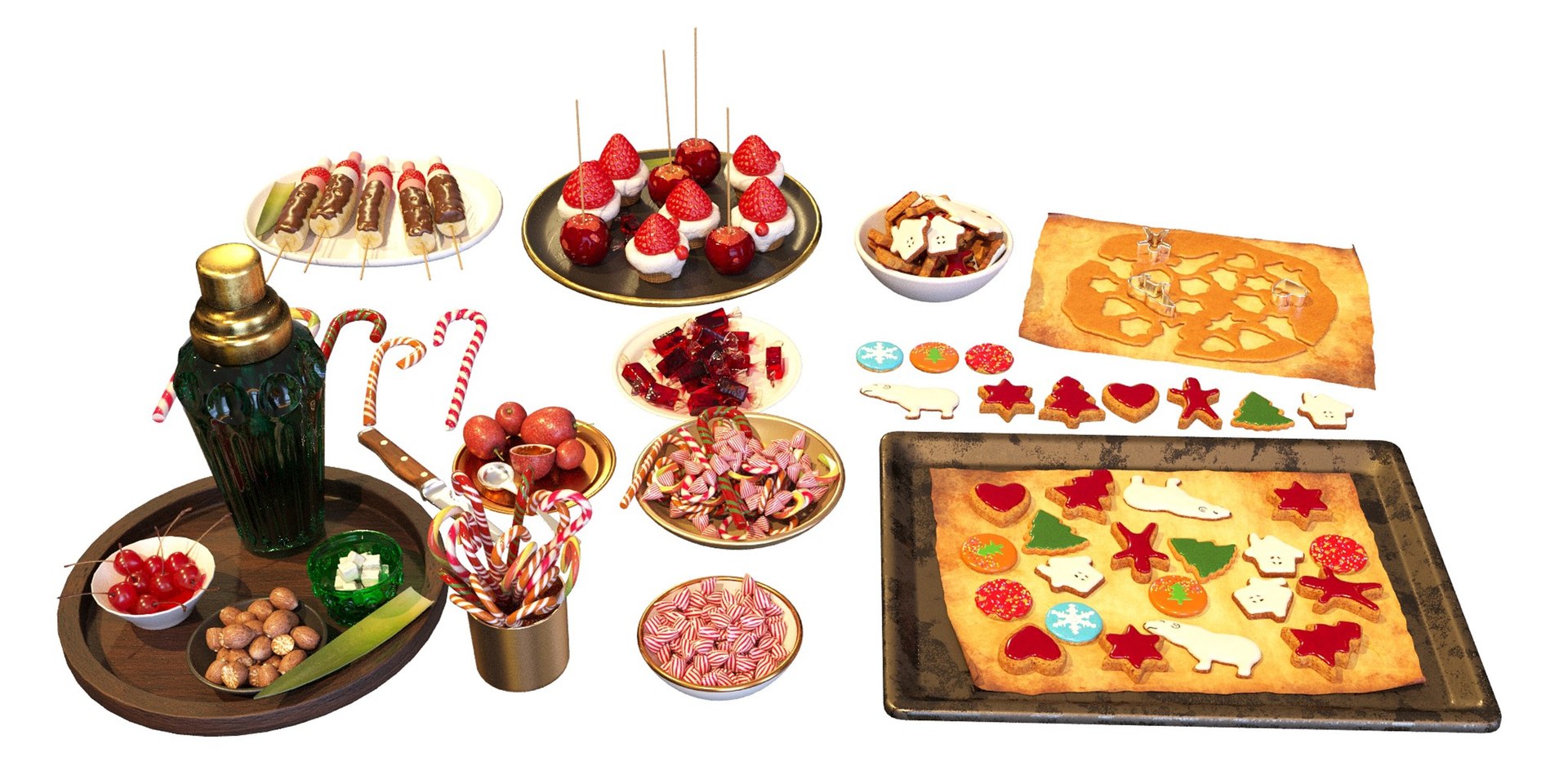 Christmas Sweets 3D model https://p.turbosquid.com/ts-thumb/dZ/lPAaJ0/P9/christmassweets01/jpg/1757406244/1920x1080/fit_q87/ceb9eb2ac9388230a69d86d189191b390e3f7452/christmassweets01.jpg