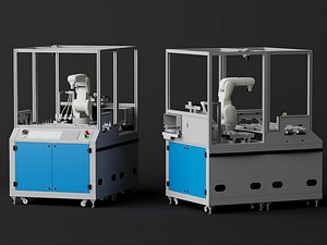 Industrial Robotic Workstations 3D model