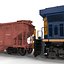 train es40dc csx blue 3d model
