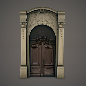 ornate door 3d model