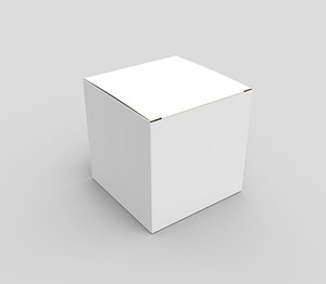 White paper box