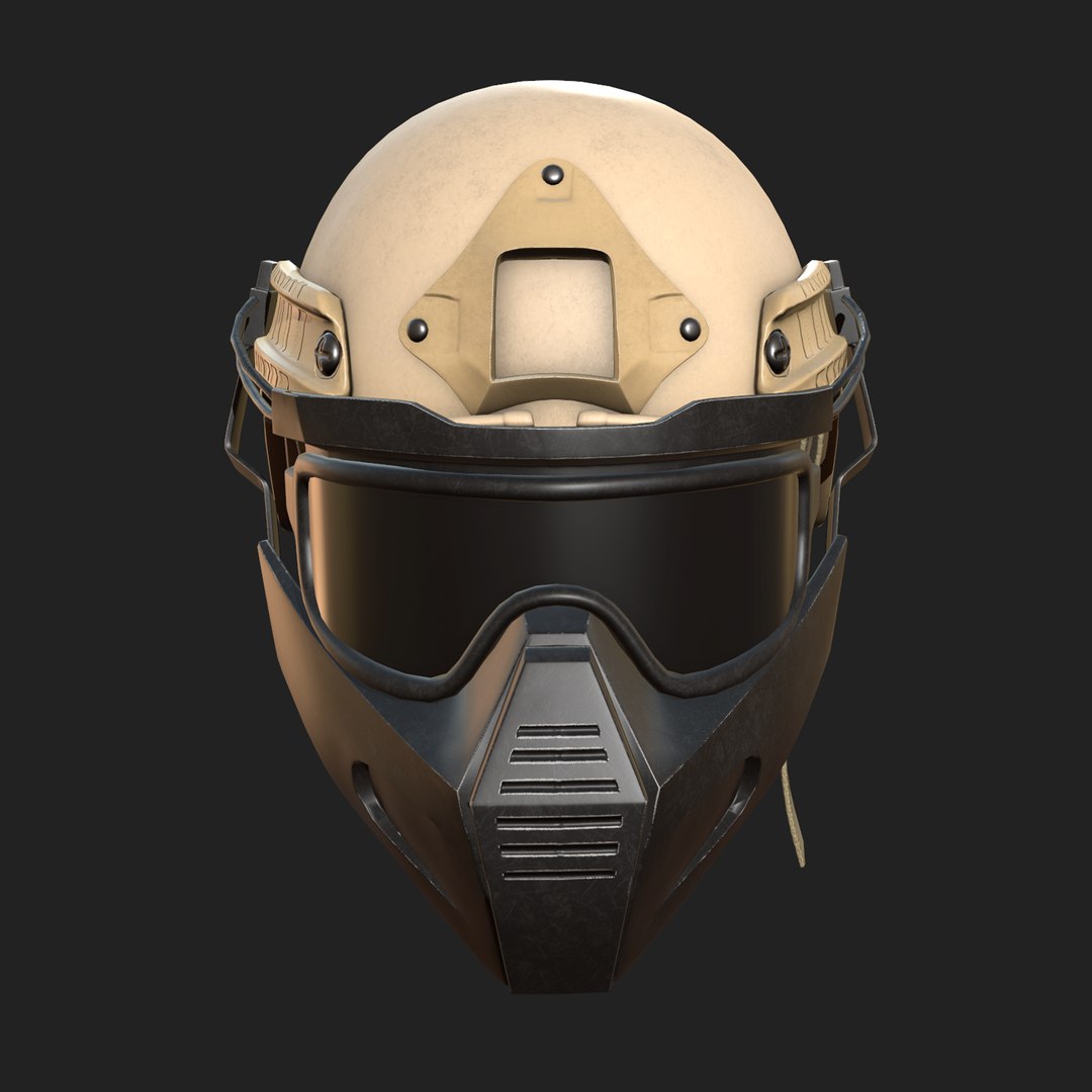 3D Helmet Mask Model - TurboSquid 1557740