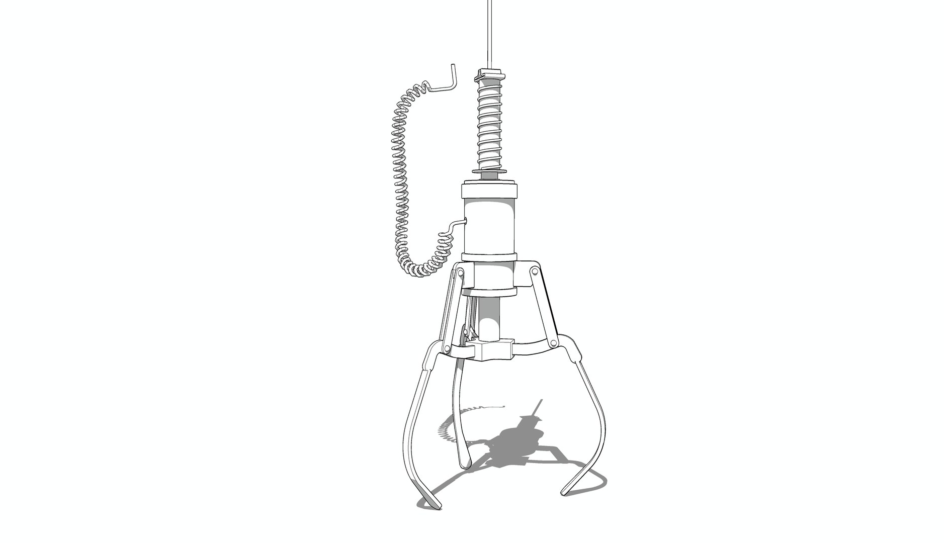 Claw Machine Claw 3D Model - TurboSquid 2148346
