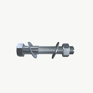 3D model Nut bolt