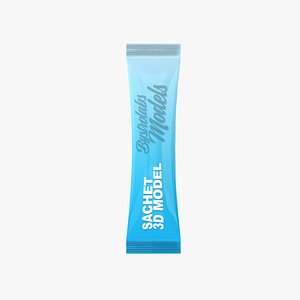 Shampoo Sachet 3D model