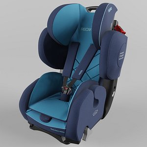 3D Recaro Young Sport Hero Children Car Seat Core Xenon Blue