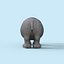 Cartoon-Baby-Nashorn manipuliert