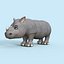 Cartoon-Baby-Nashorn manipuliert