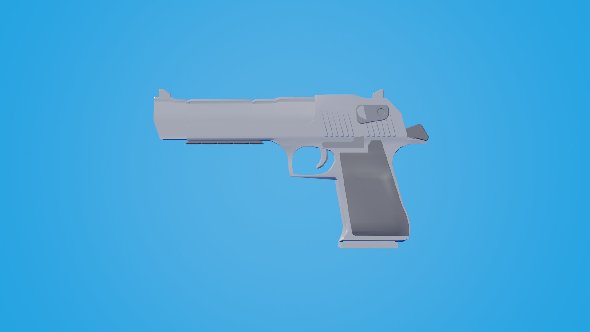 3D Model Desert Eagle With Bullet - TurboSquid 2008669