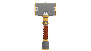 dwarven hammer 3d model