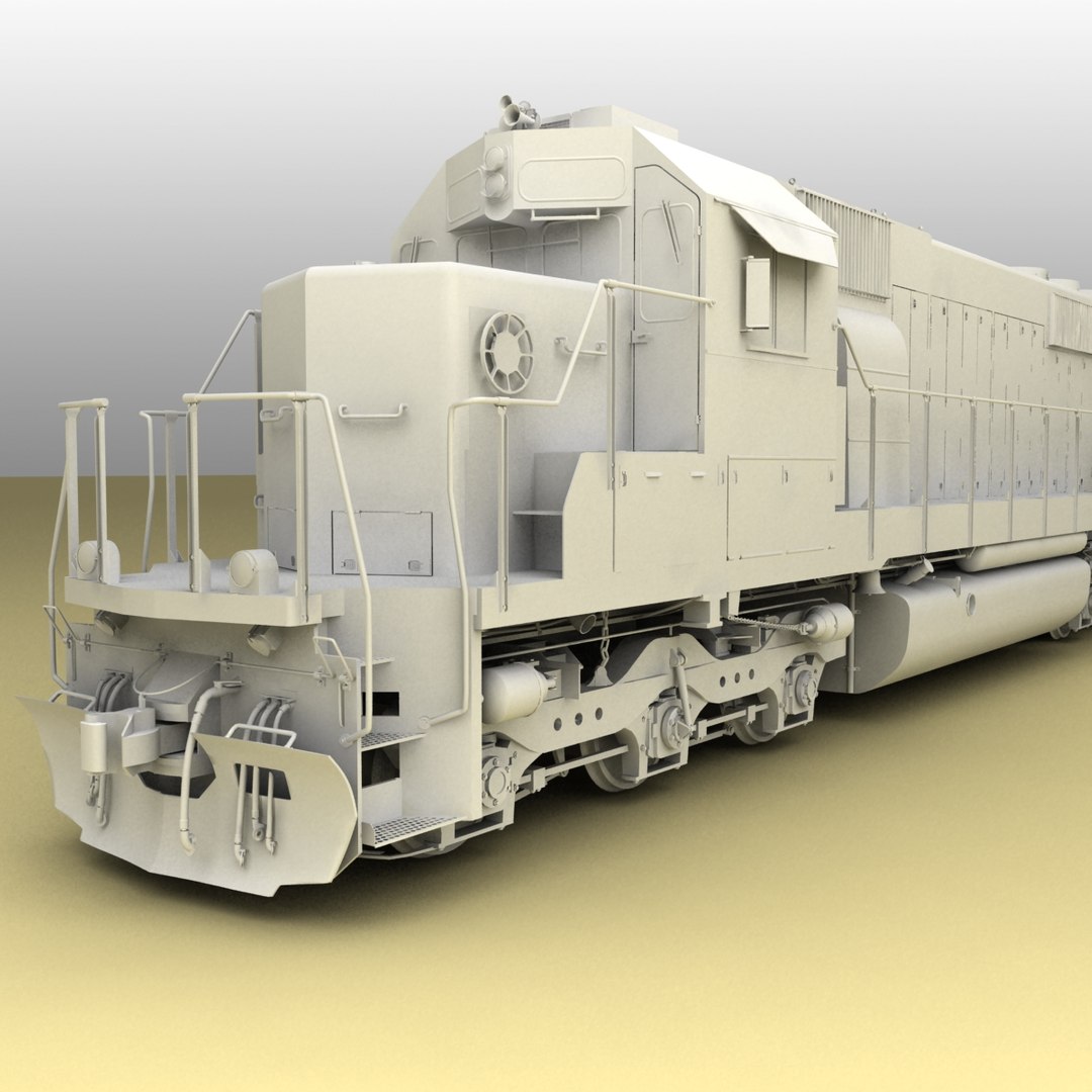 3d Emd Sd40-2 Engines Cn
