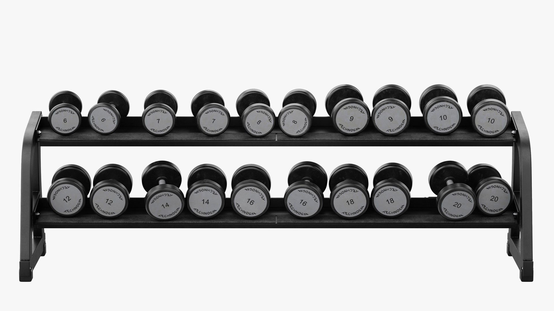 Technogym Dumbbells Rack Pure Model - TurboSquid 2229402