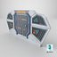Sci Fi Door 02 包含所有 PBR Unity UE 纹理