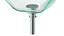 Square Glass Bathroom Vessel Sink with Drain Mini Bath Bowl
